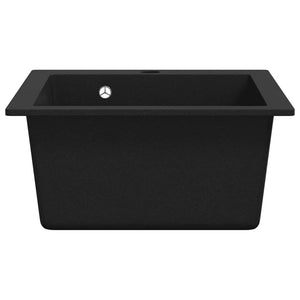 Lavandino Cucina-Lavabo-Lavello Granito Nero solo Lavello ad Incasso