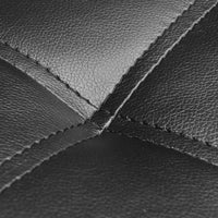 Sedia a Sdraio con Cuscino Nera in Similpelle cod mxl 67379