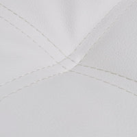 Sedia a Sdraio con Cuscino Bianca in Similpelle cod mxl 63102