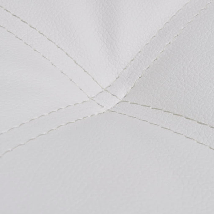 Sedia a Sdraio con Cuscino Bianca in Similpelle cod mxl 63102