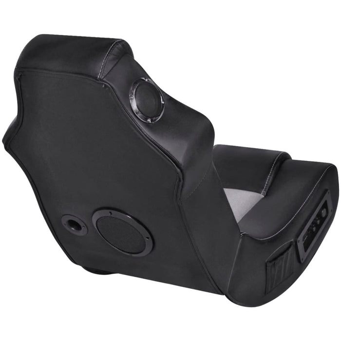 Sedia a Dondolo con Musica Nero e Grigio in Similpelle 241960