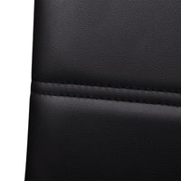 Sedie da Pranzo a Sbalzo 2 pz Nere in Similpelle cod mxl 7844