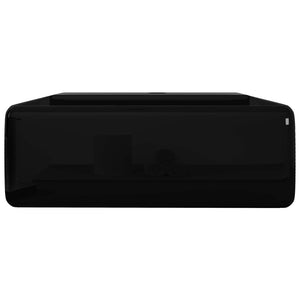 Lavabo quadrato con foro troppopieno/rubinetto in ceramica per bagno nero 02_0002497