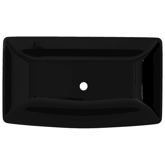 Lavabo rettangolare in ceramica per bagno nero 02_0002498