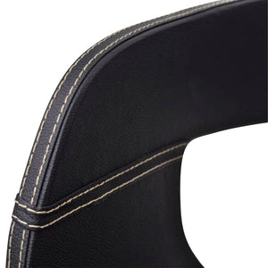 Sedie da Pranzo 2 pz Nere in Legno Curvato e Similpelle 271944