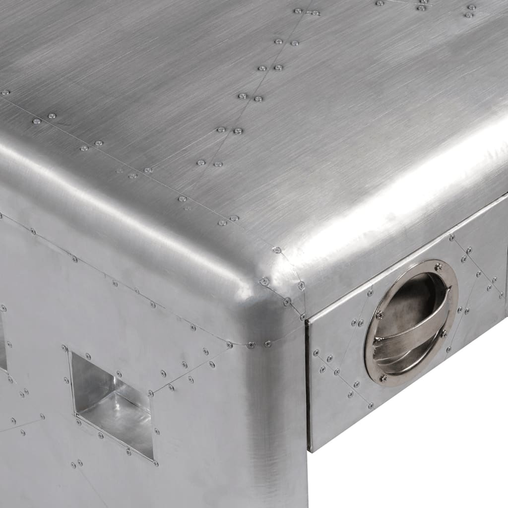 Tavolino Aviatore con 3 Cassetti Stile Vintage Aircraft Airman 242119