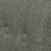 Sedie da Pranzo 2 pz Grigio Chiaro in Tessuto 242222