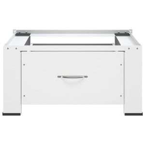 Supporto Alzatina per Lavatrice con Cassetto Bianco