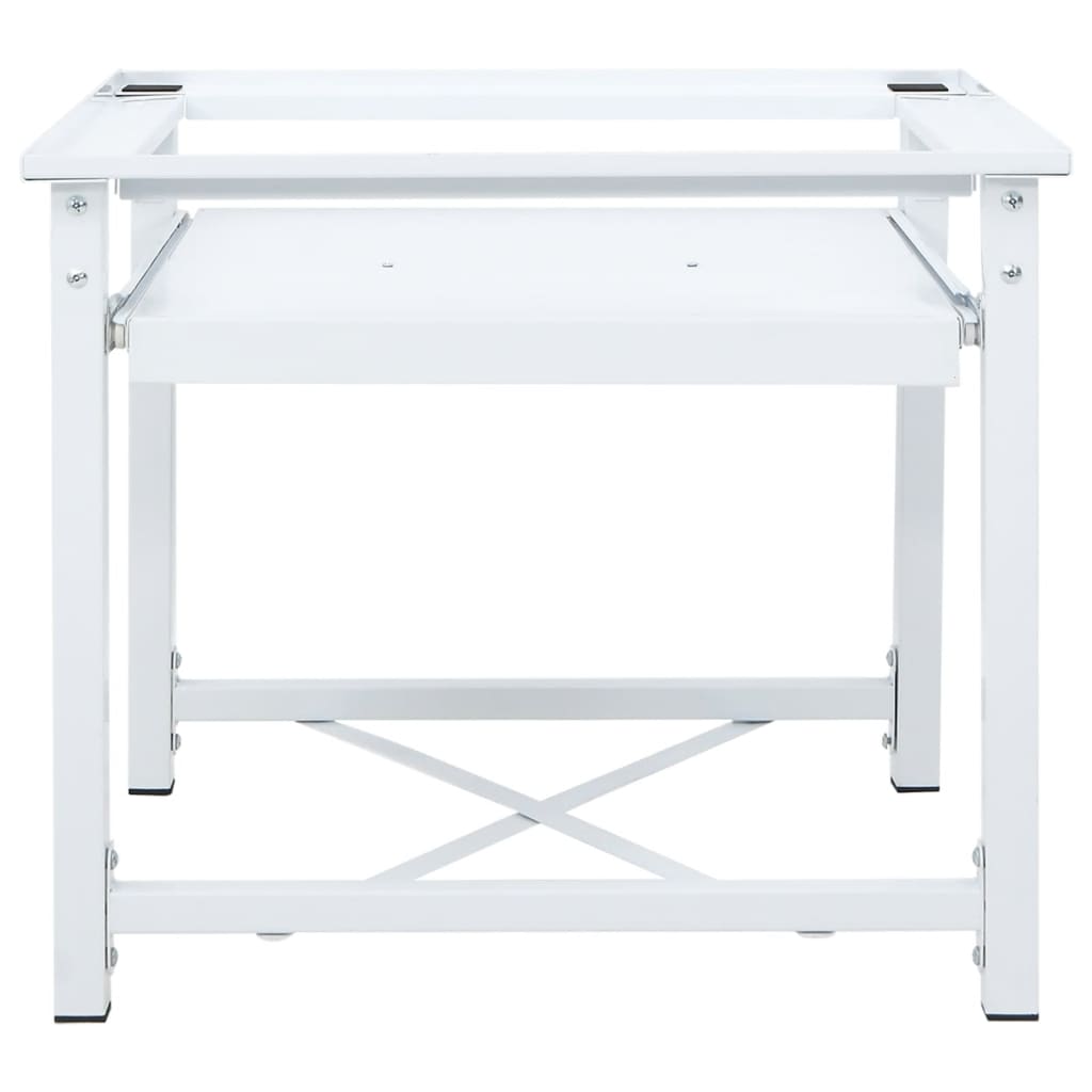 Supporto Lavatrice e Asciugatrice con Mensola Estraibile Biancocod mxl 126821