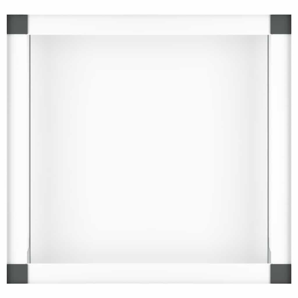 Supporto Lavatrice e Asciugatrice con Mensola Estraibile Bianco 50449