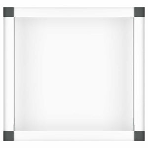 Supporto Lavatrice e Asciugatrice con Mensola Estraibile Bianco 50449