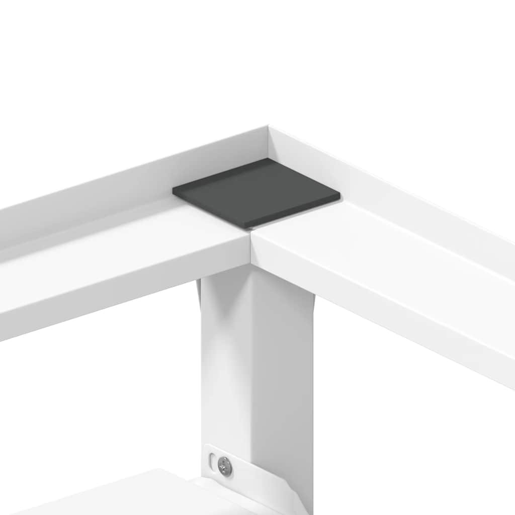 Supporto Lavatrice e Asciugatrice con Mensola Estraibile Bianco 50449