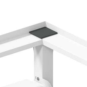 Supporto Lavatrice e Asciugatrice con Mensola Estraibile Bianco 50449