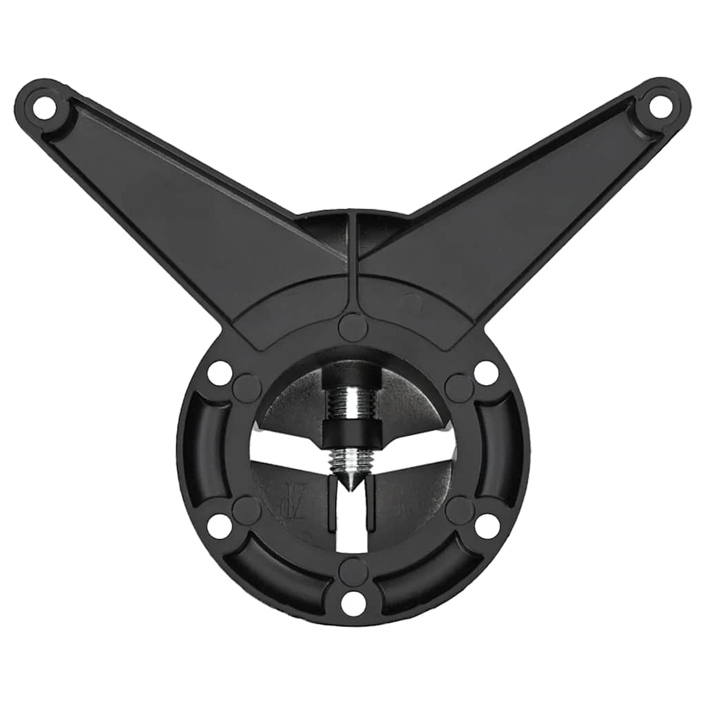 Set Gambe per Tavolo 4 pz Nere Regolabili in Altezza 710 mm 242139