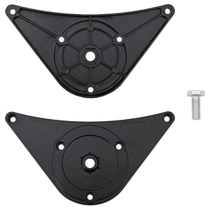 Set Gambe per Tavolo 4 pz Nere Regolabili in Altezza 710 mm 242148