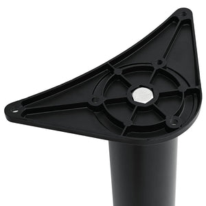 Set Gambe per Tavolo 4 pz Nere Regolabili in Altezza 710 mm 242148