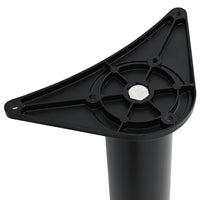 Set Gambe per Tavolo 4 pz Nere Regolabili in Altezza 710 mm