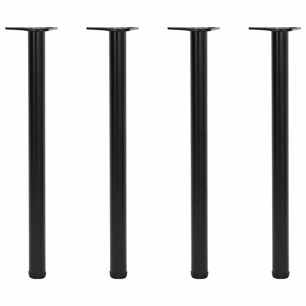Set Gambe Tavolo Altezza Regolabile Nere 870 mmcod mxl 121258