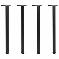 Set Gambe Tavolo Altezza Regolabile Nere 870 mmcod mxl 121258