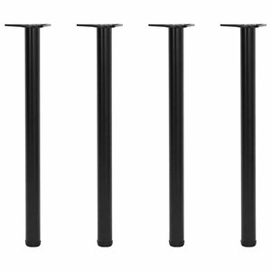 Set Gambe Tavolo Altezza Regolabile Nere 870 mmcod mxl 121258