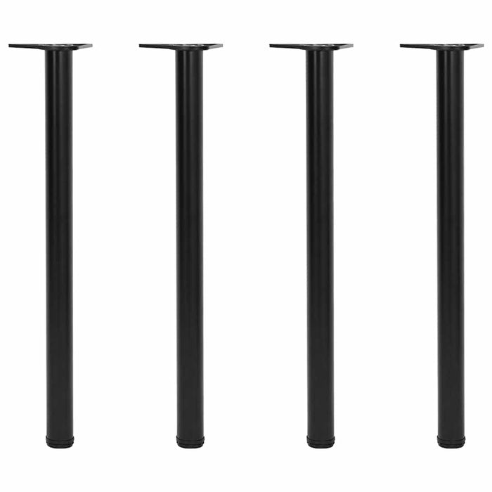 Set Gambe Tavolo Altezza Regolabile Nere 870 mmcod mxl 121258