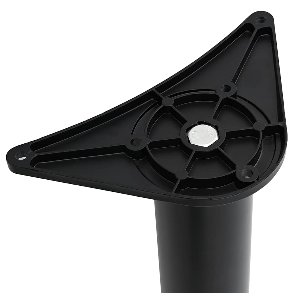 Set Gambe Tavolo Altezza Regolabile Nere 870 mm 242149