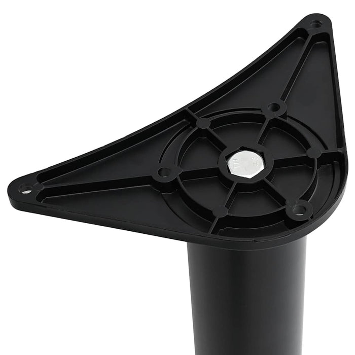 Set Gambe Tavolo Altezza Regolabile Nere 870 mm 242149