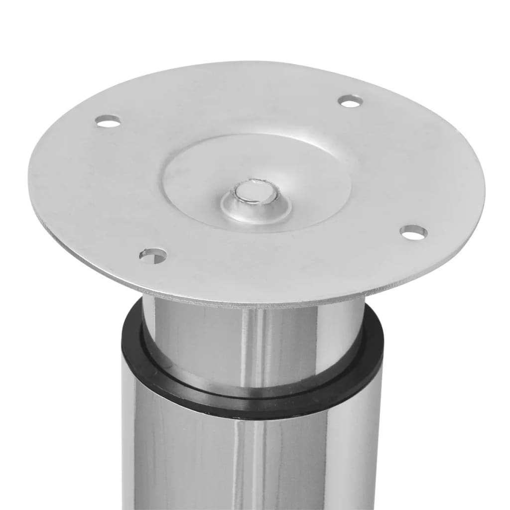 Gambe Telescopiche per Tavolo 2 pz Cromate 710 mm-1100 mm 242151