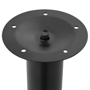 Gambe Telescopiche per Tavolo 2 pz Nere 710 mm-1100 mm 242153