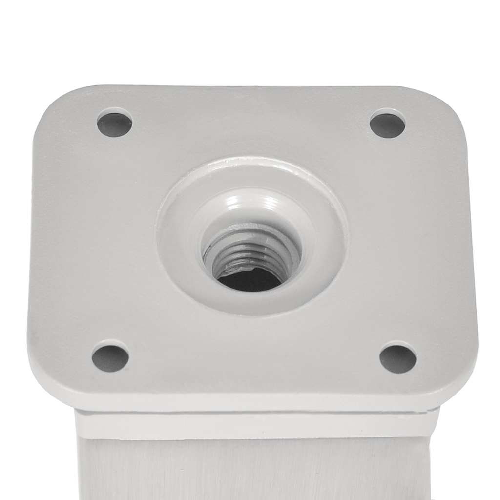 Gambe per divano 4 pcs Argento 38 x 38 x 180 mm Ferro 242156