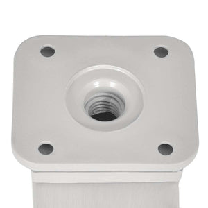 Gambe per divano 4 pcs Argento 38 x 38 x 180 mm Ferro 242156