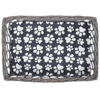 Casetta/Lettino/Albero Tiragraffi in Salice e Cuscino Quadrato cod mxl 52388