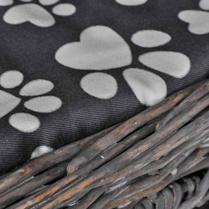 Albero Gatti in Salice Casetta/Cuccia/Castello/Tiragraffi con Cuscino 170226