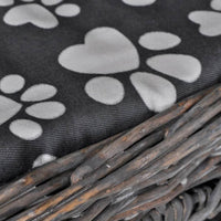 Tiragraffi/casetta/castello con cuscino Salice grigio 02_0022787