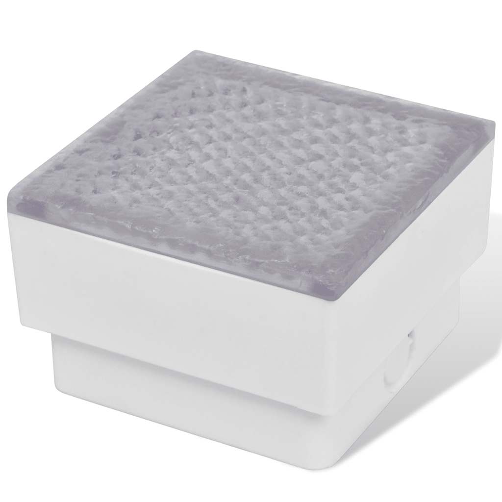Luci Calpestabili 2 pz a LED 100 x 100 x 68 mm cod mxl 66083