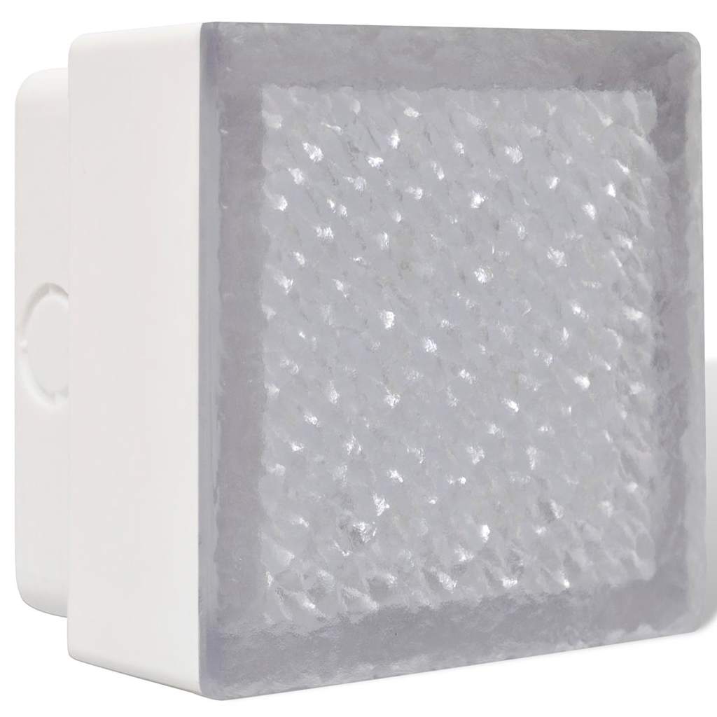 Luci Calpestabili 2 pz a LED 100 x 100 x 68 mm cod mxl 66083