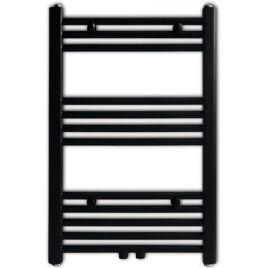 Radiatore Centrale Portasciugamano Dritto Nero 500 x 764 mm 141905