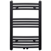 Radiatore Scaldasalviette Centrale Nero Curvo 500x764 mm cod mxl 73197