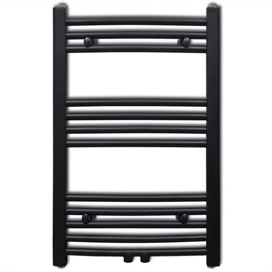 Radiatore Scaldasalviette Centrale Nero Curvo 500x764 mm cod mxl 73197