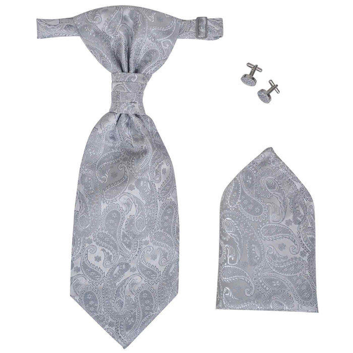 Set di gilet da matrimonio da uomo Argento 56 Poliestere 130837