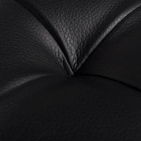 Pouf contenitore in pelle sintetica 87,5 x 36 x 41 cm nero 02_0021240