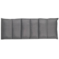 Materasso Pieghevole per Sdraio Grigio in Tessuto 242397