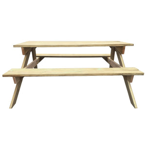 Tavolo da Picnic 150x135x71,5 cm in Legno 41725