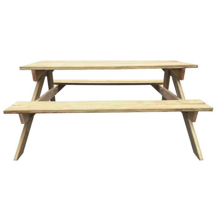 Tavolo da Picnic 150x135x71,5 cm in Legno 41725