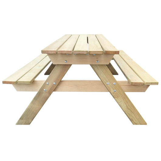 Tavolo da Picnic 150x135x71,5 cm in Legno 41725