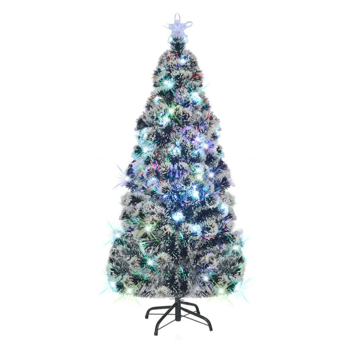 Albero di Natale Artificiale Supporto/LED 180 cm Fibra Ottica cod mxl 15576