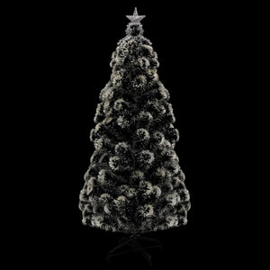 Albero di Natale Artificiale Supporto/LED 180 cm Fibra Ottica cod mxl 15576