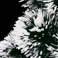 Albero di Natale Preilluminato con Supporto e LED-Albero Natalizio-Decorazioni natalizie 210 cm Fibra Ottica 697903