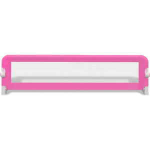 Barriera di Sicurezza per Letto Bambino 150 x 42 cm Rosa 10102