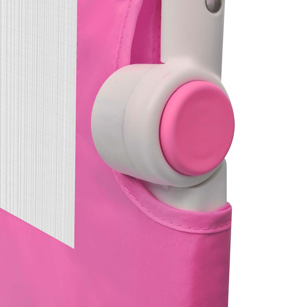 Barriera di Sicurezza per Letto Bambino 150 x 42 cm Rosa 10102